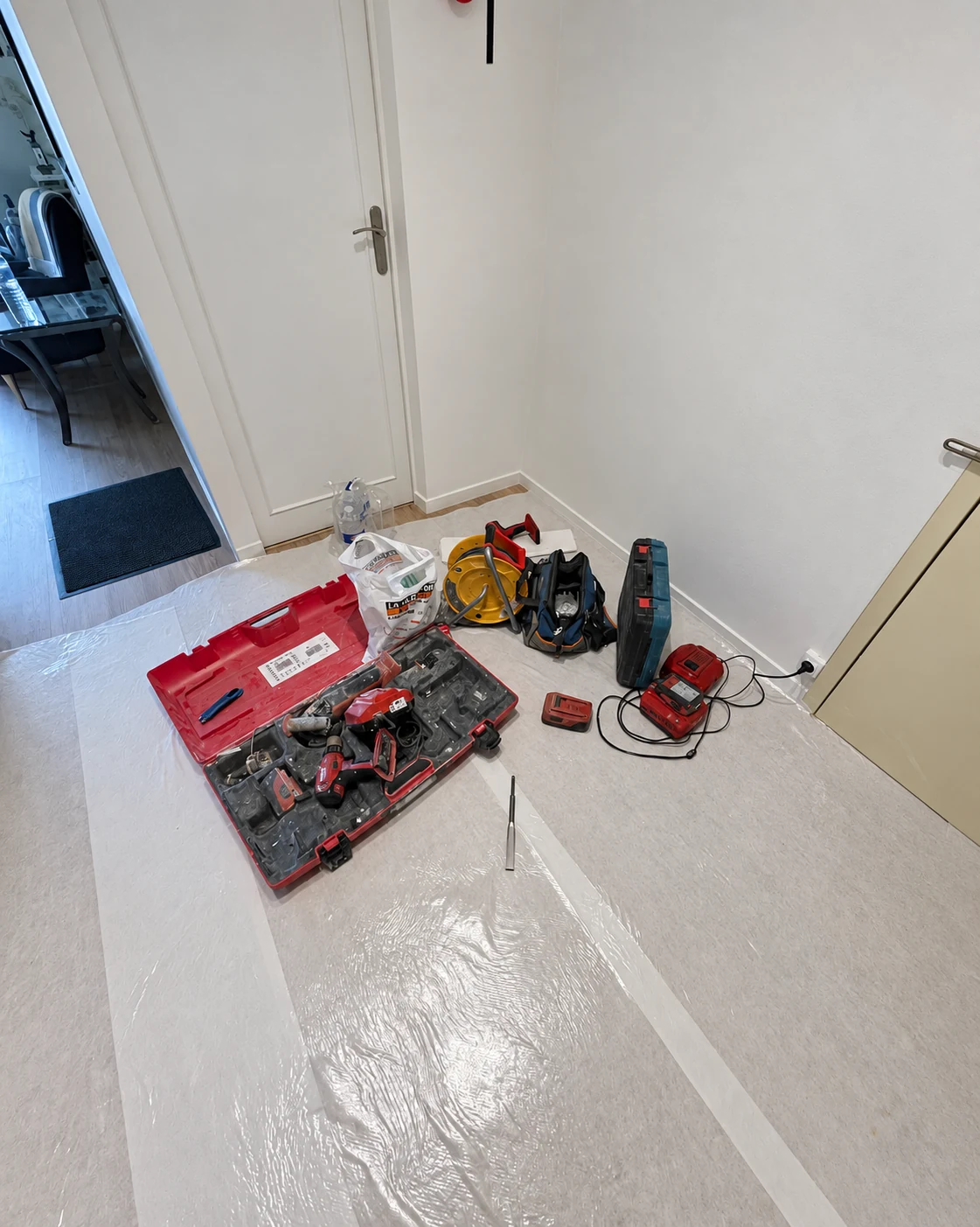 Zellige, Bois & Terrazzo — Préparation du chantier