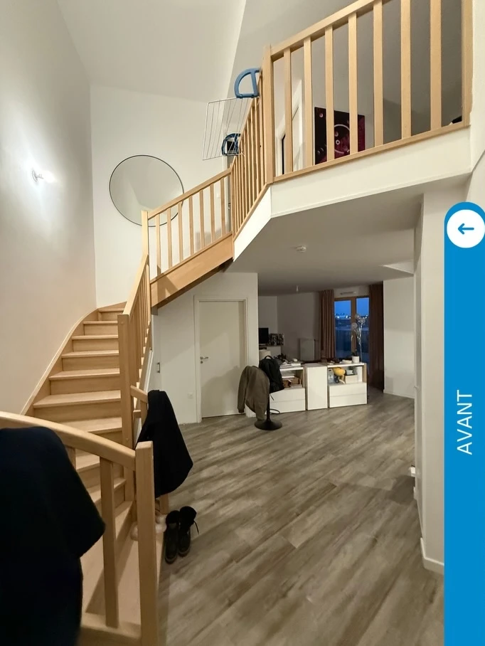 Avant rénovation entrée Poissy